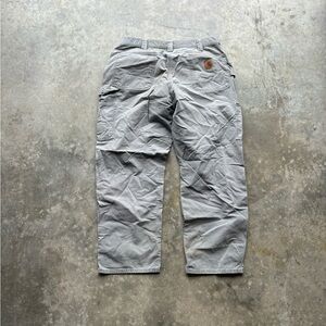 Vintage Grey Carhartt Workwear Utility Cargo Pants